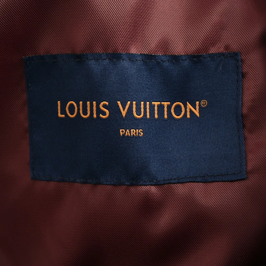 Louis Vuitton 24Fw embroidered logo jersey baseball jacket